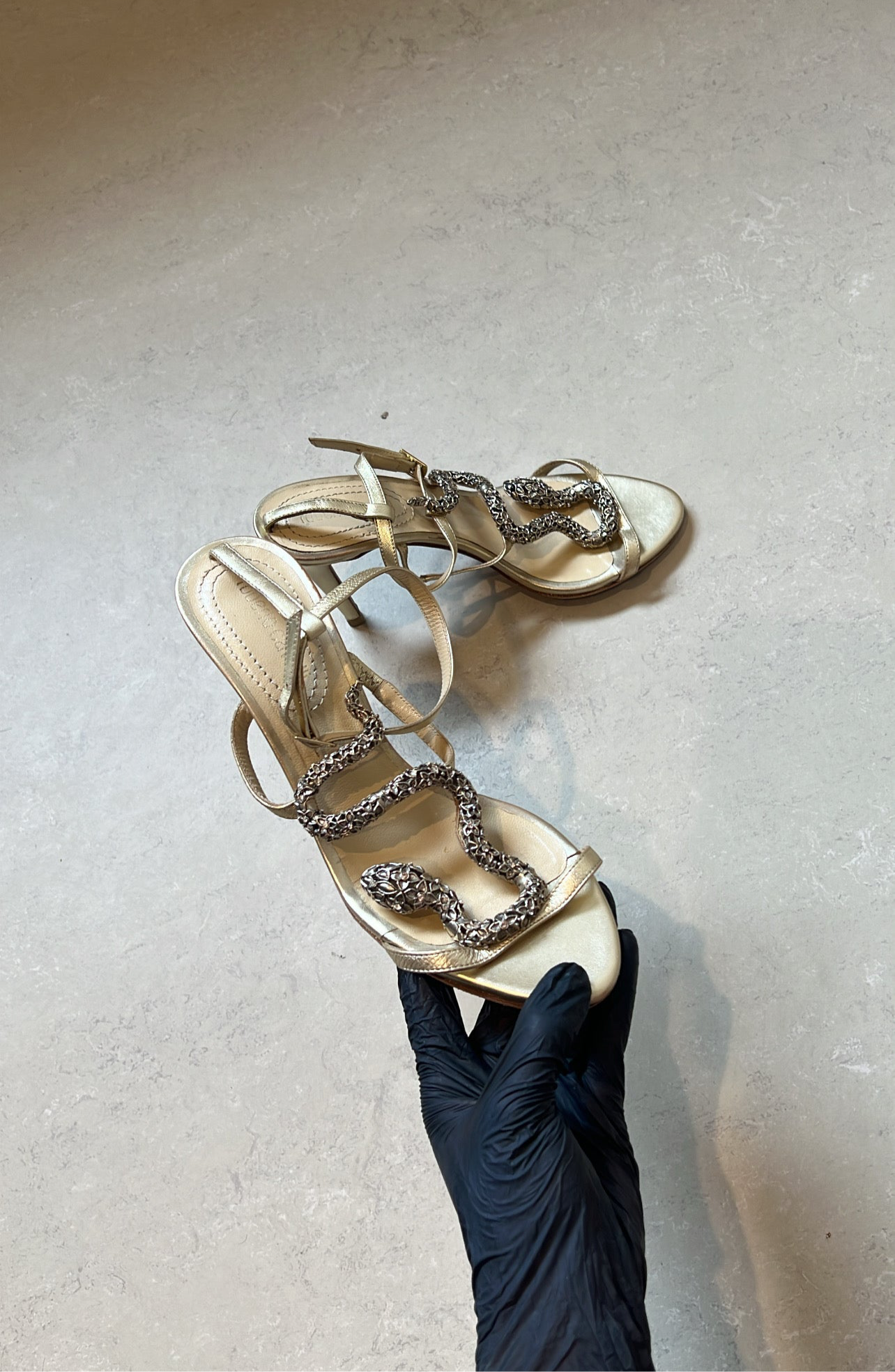 ROBERTO CAVALLI - SERPENT SANDALS EU 38