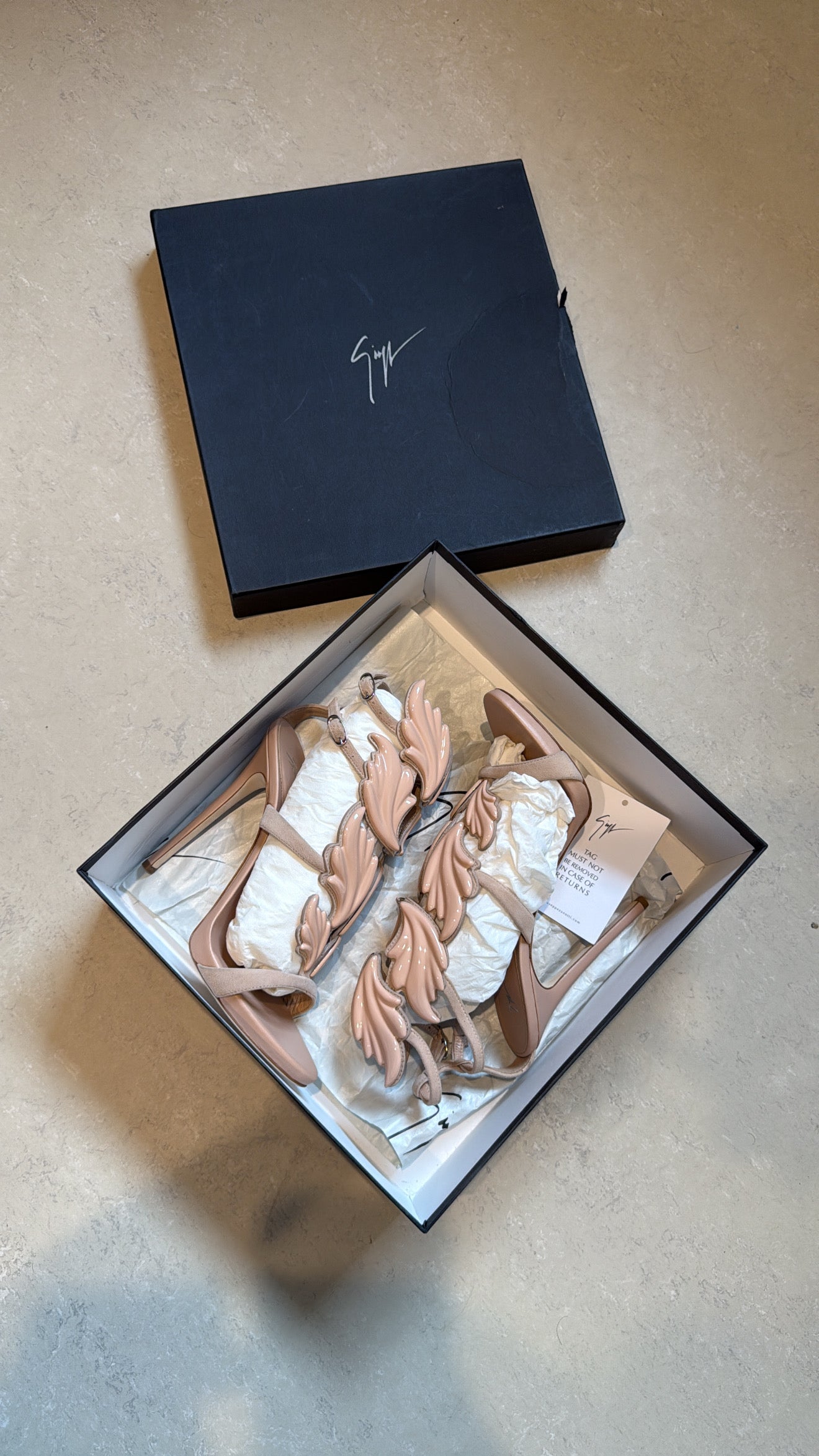 GIUSEPPE ZANOTTI - CRUEL WING HEELS EU39