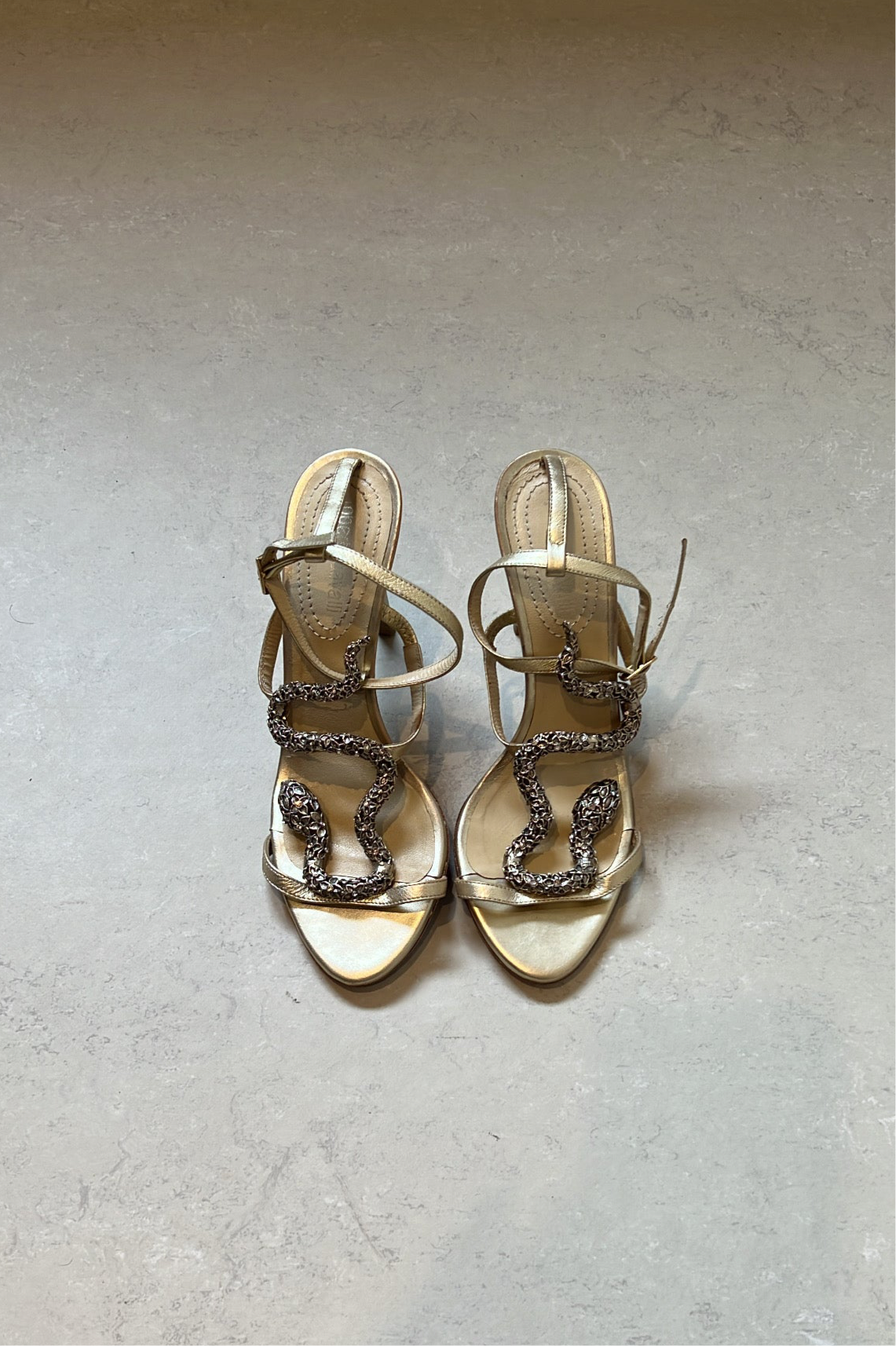 ROBERTO CAVALLI - SERPENT SANDALS EU 38