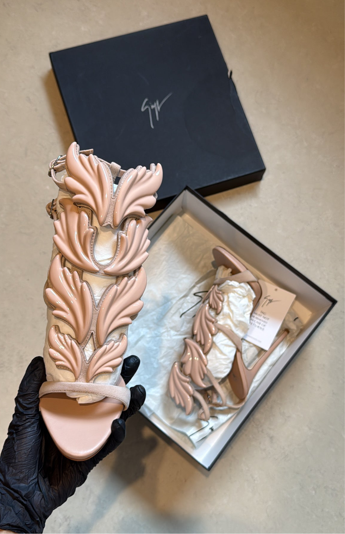 GIUSEPPE ZANOTTI - CRUEL WING HEELS EU39