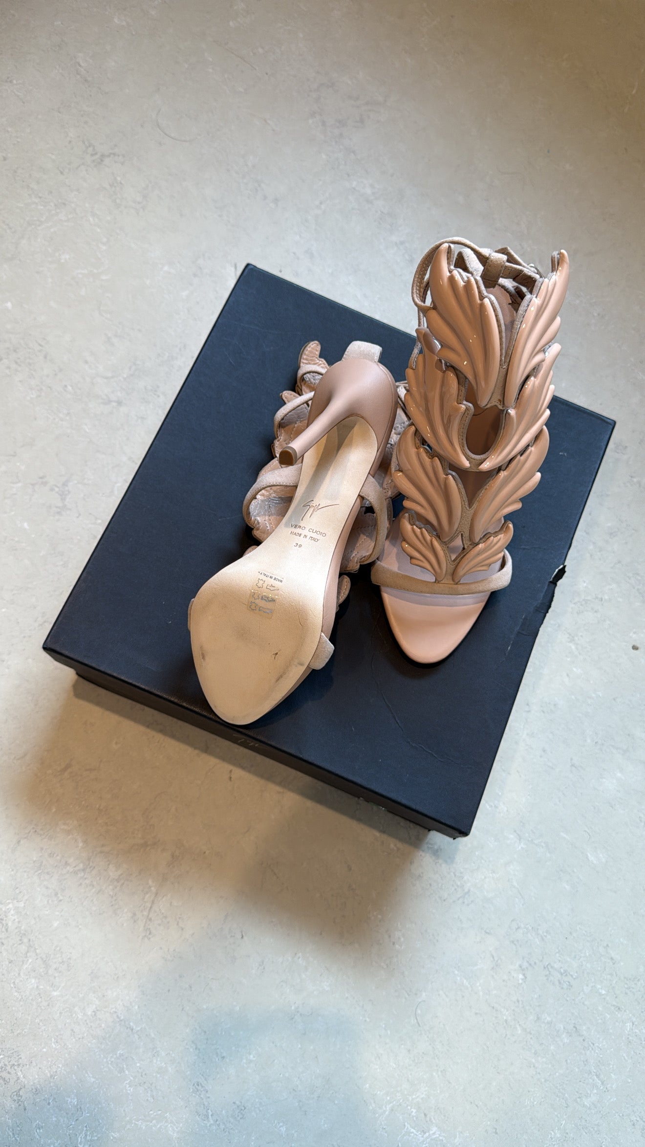 GIUSEPPE ZANOTTI - CRUEL WING HEELS EU39