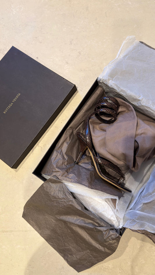 Bottega venetta spiral heels - BNIB