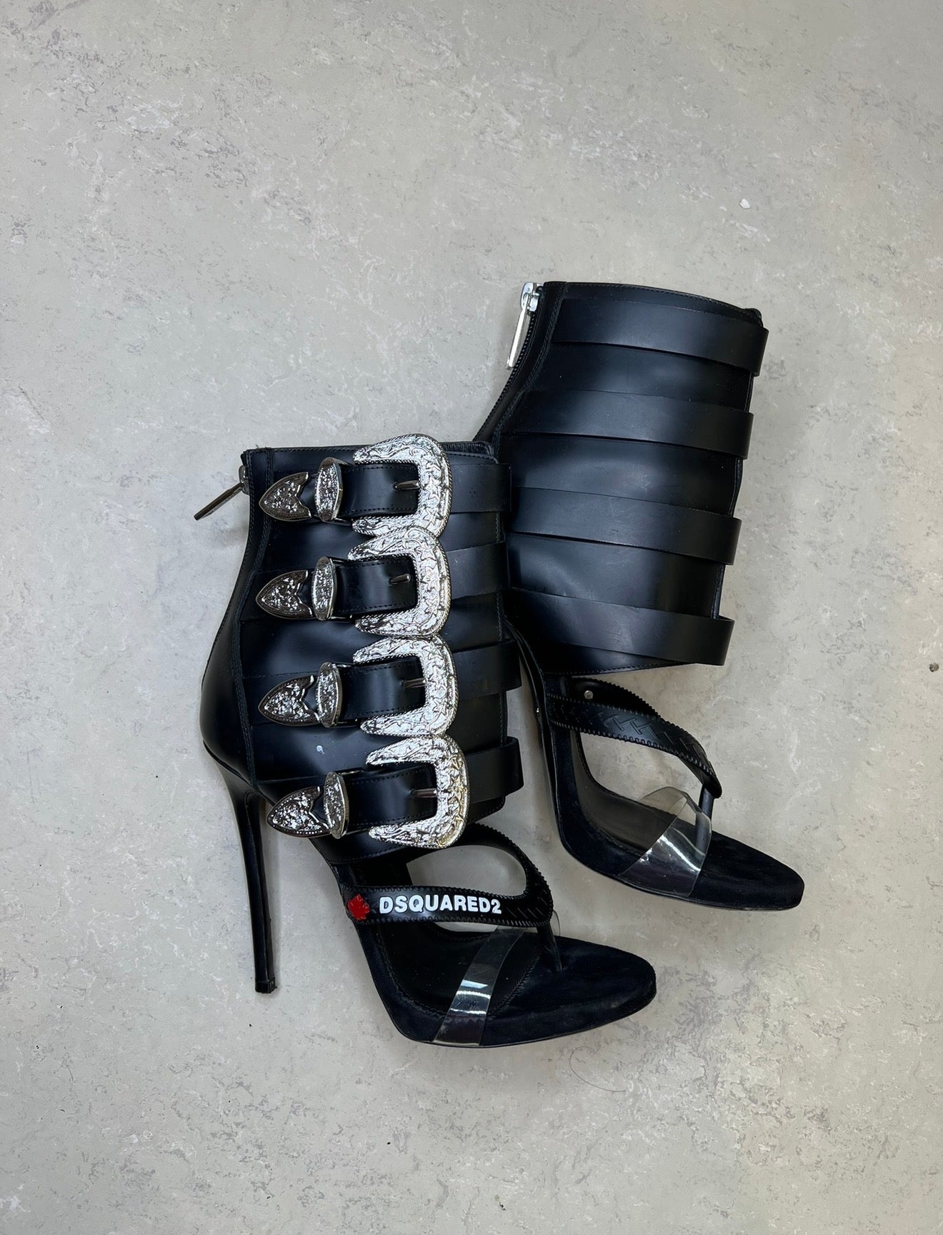 Dsquared2 Gothika - Buckle heels EU38