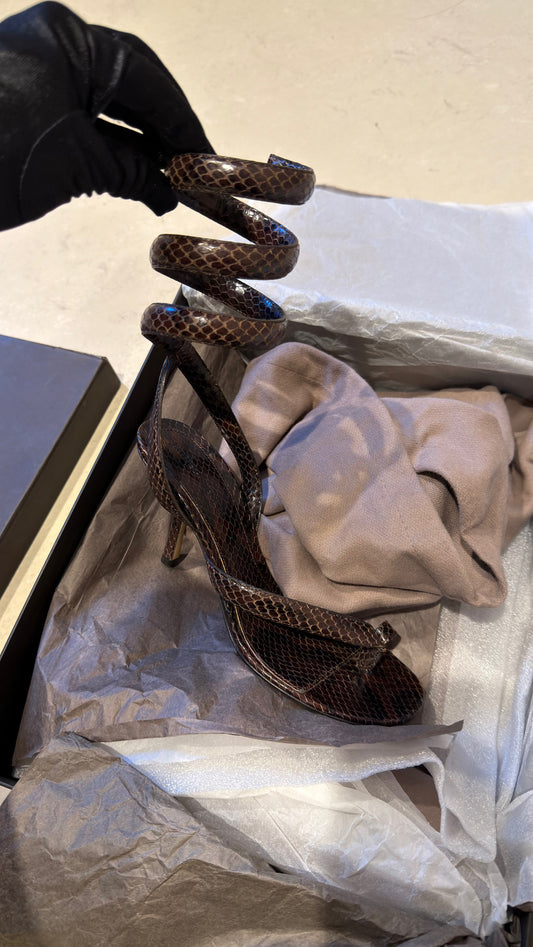 Bottega venetta spiral heels - BNIB