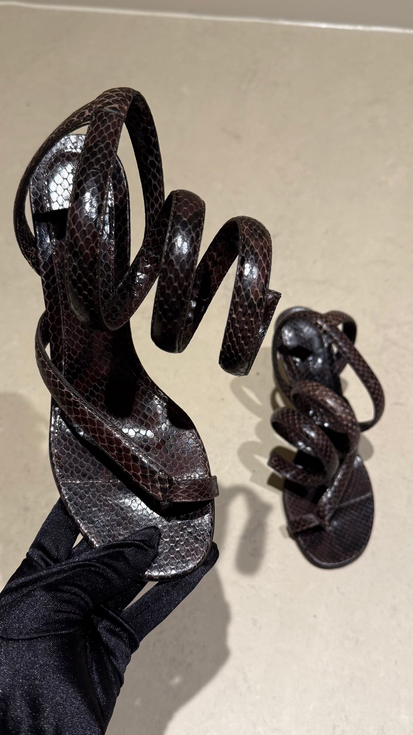 Bottega venetta spiral heels | no box or dust bags - EU 39