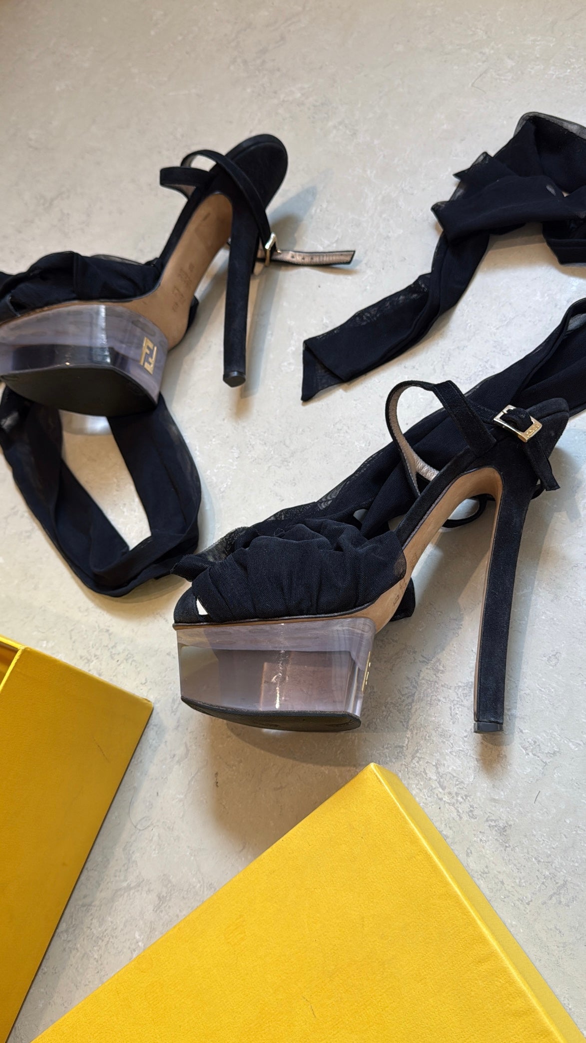 FENDI Cinderella Lucite SS2010 EU39