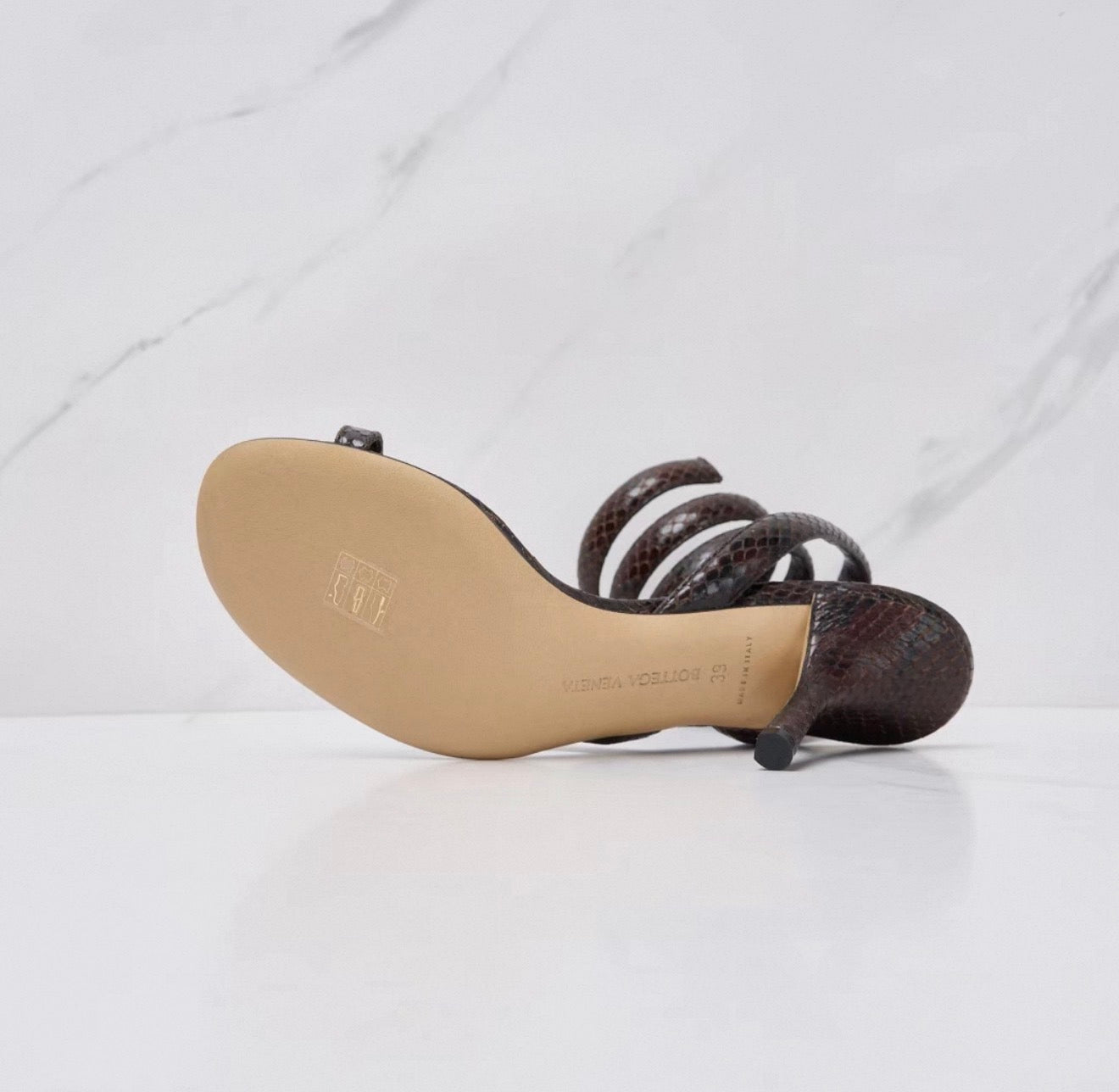 Bottega venetta spiral heels - BNIB
