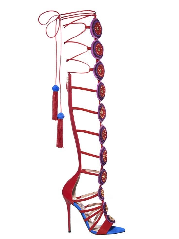 Brian Atwood - lace up Gladiator sandals