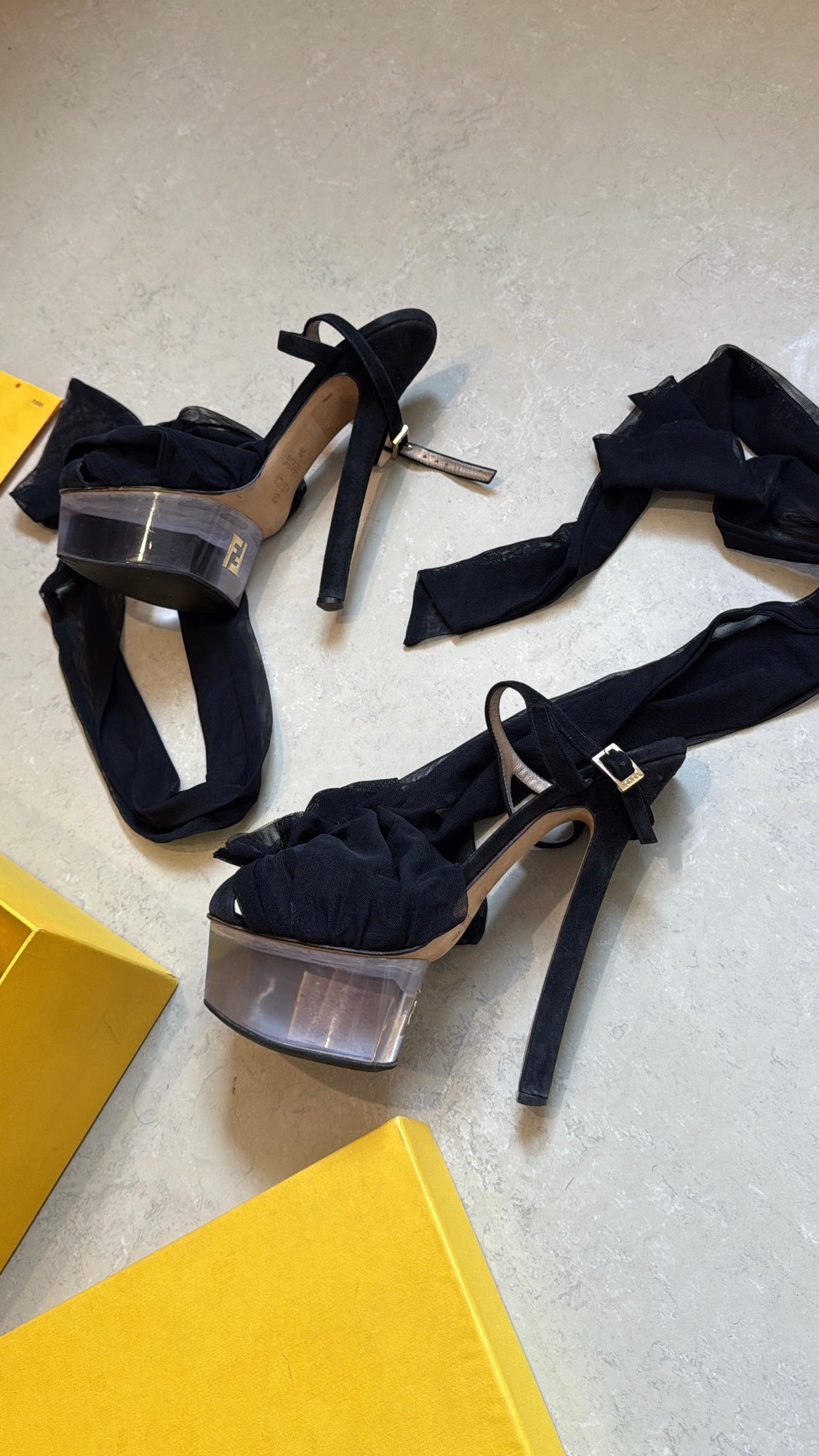 FENDI Cinderella Lucite SS2010 EU39