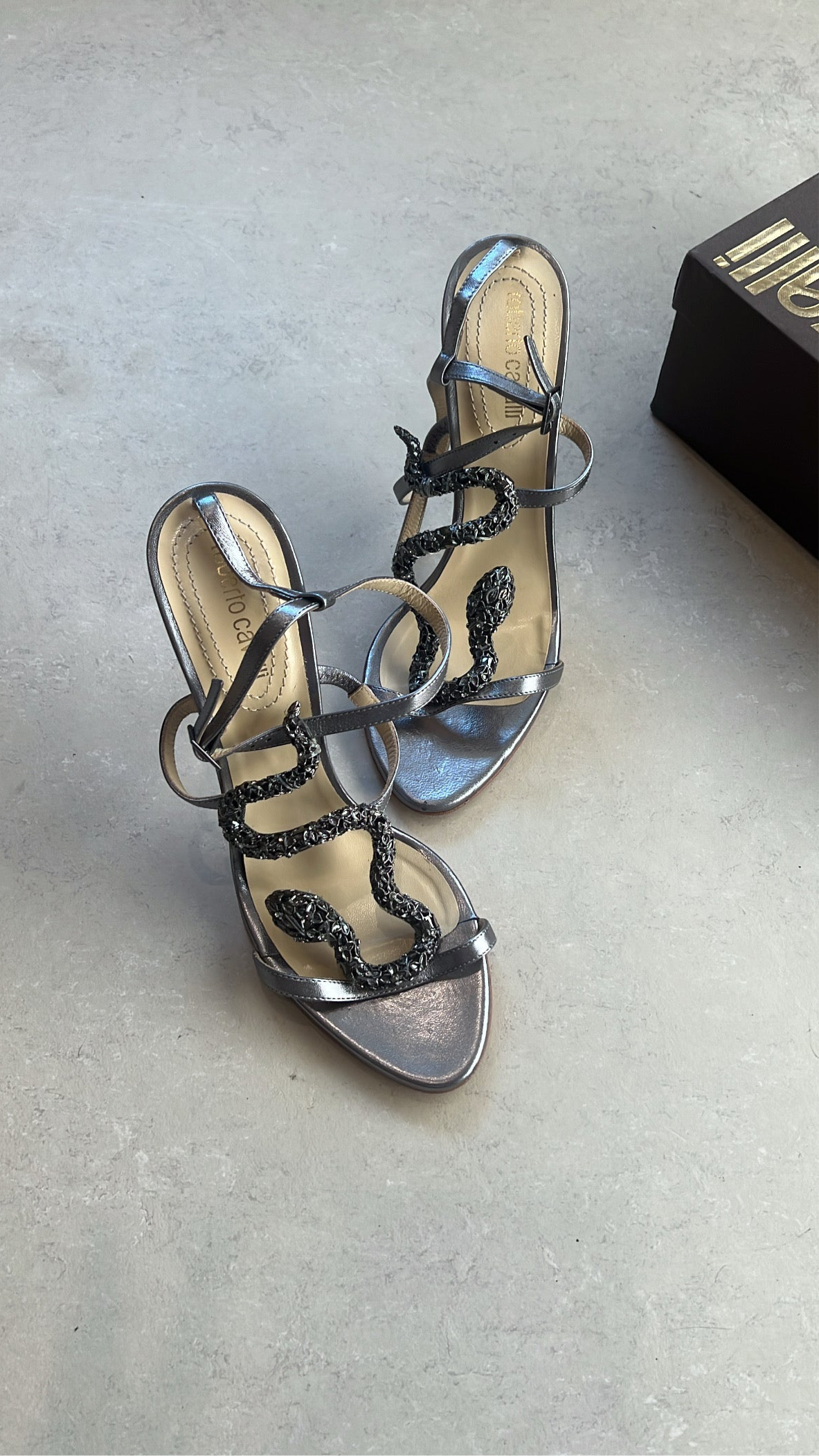 ROBERTO CAVALLI - SERPENT SANDALS | EU 40