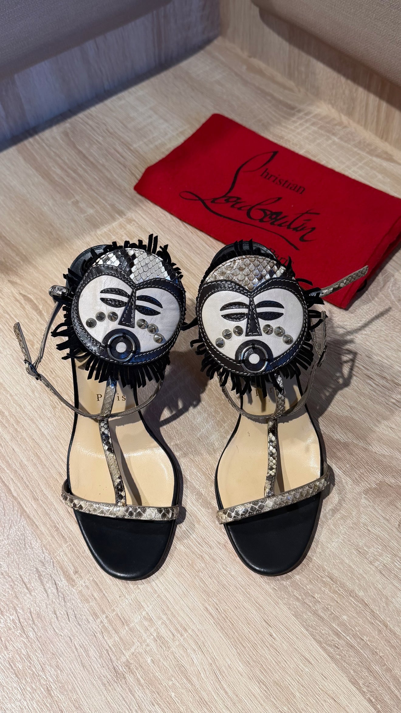 Christian Louboutin kimpa mascuff sandals - EU 36.5