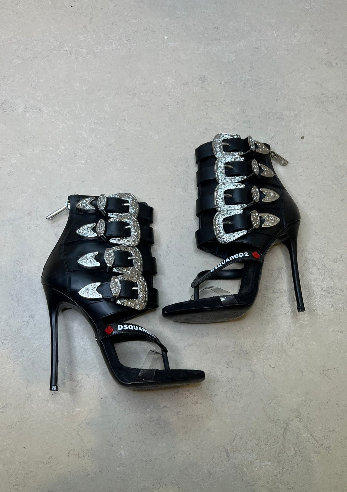 Dsquared2 Gothika - Buckle heels EU38