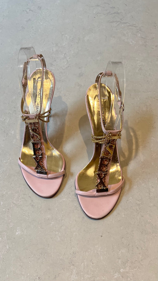 D&G SS03´SEX’ HEELS - EU 37.5