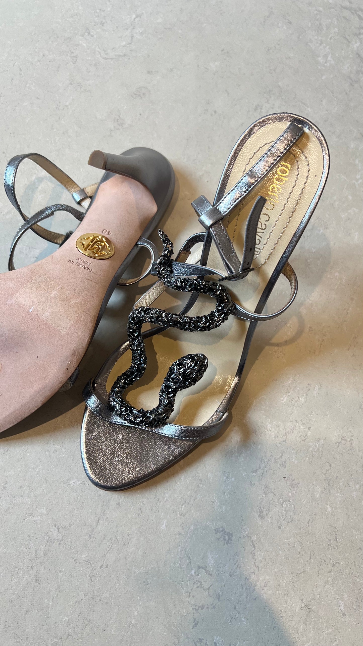 ROBERTO CAVALLI - SERPENT SANDALS | EU 40