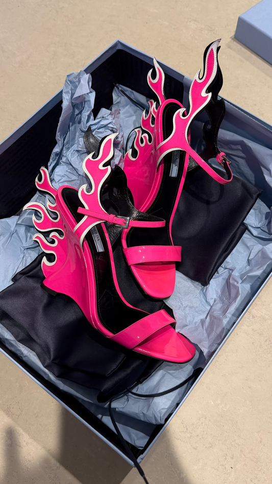 Prada flame wedge - EU 39.5