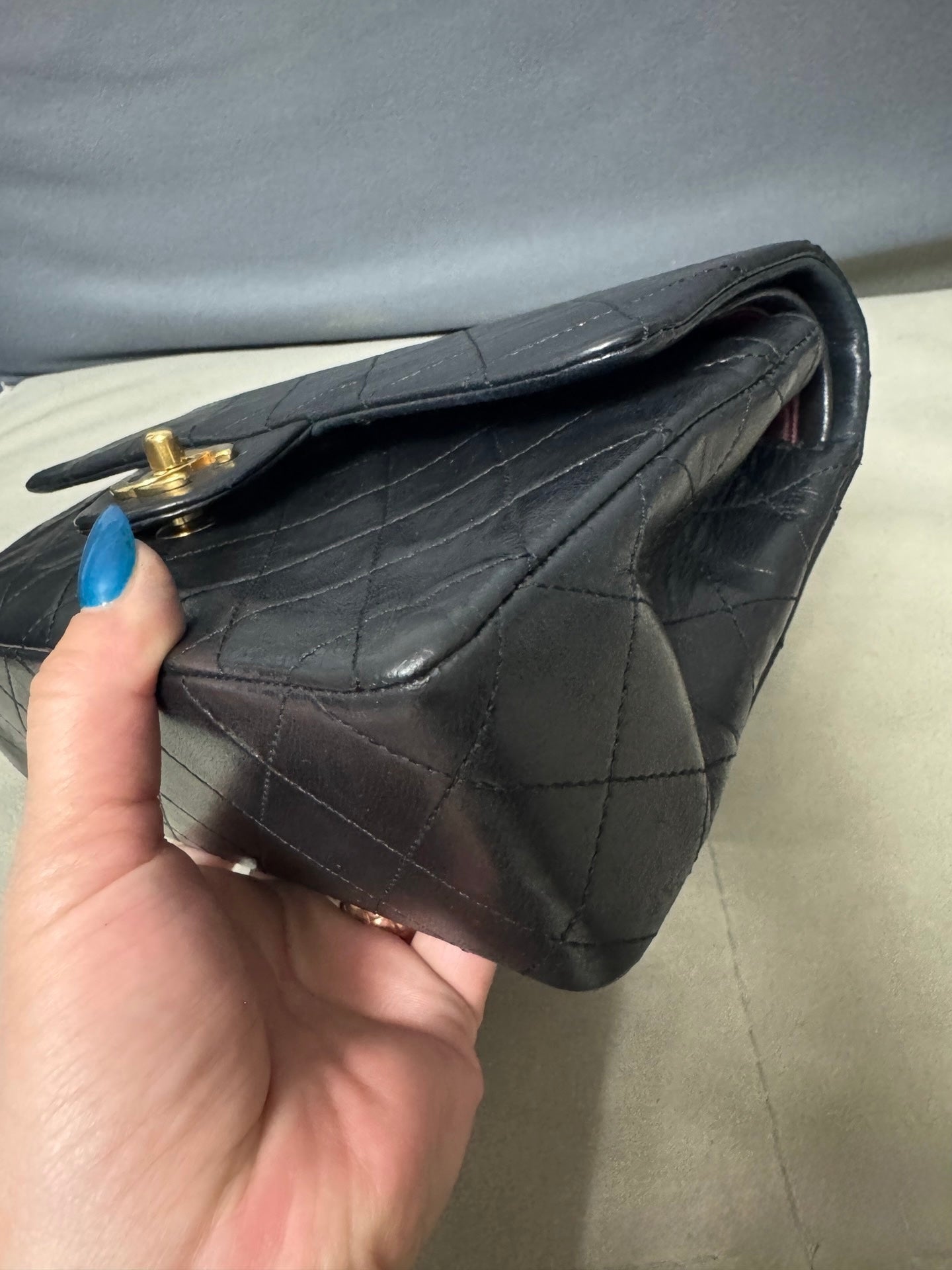 Chanel - Vintage Small Classic Double Flap Bag lambskin