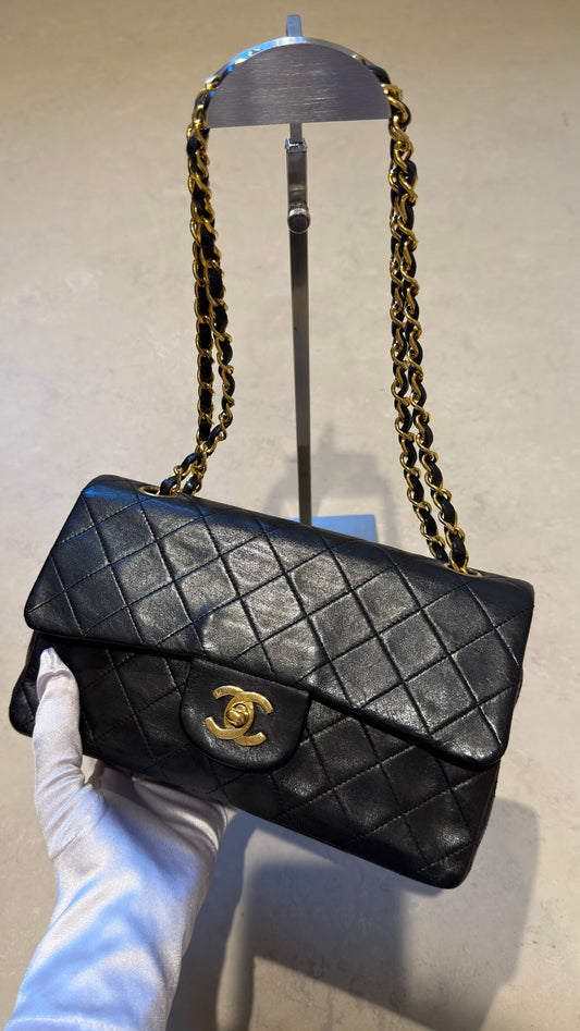 Chanel - Vintage Small Classic Double Flap Bag lambskin