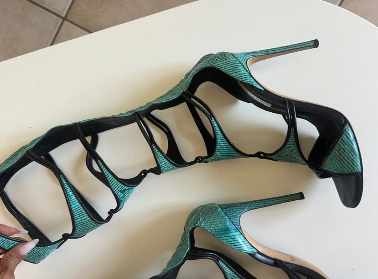 Casadei gladiator boots SS2015