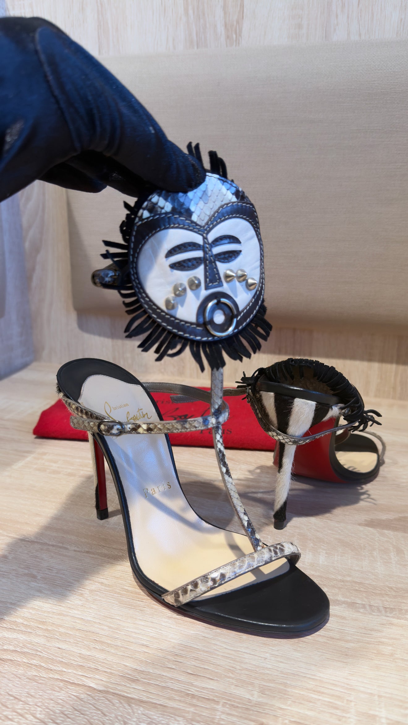 Christian Louboutin kimpa mascuff sandals - EU 36.5
