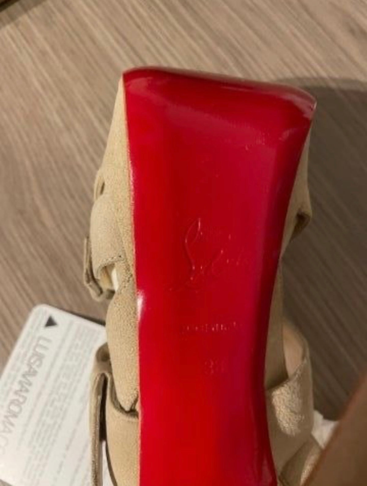 CHRISTIAN LOUBOUTIN - TUTENKABOUCLE EU 38