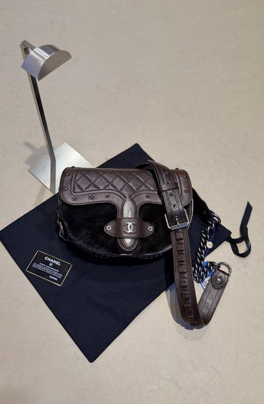 Chanel 2014 Paris Dallas texas saddle | Brown