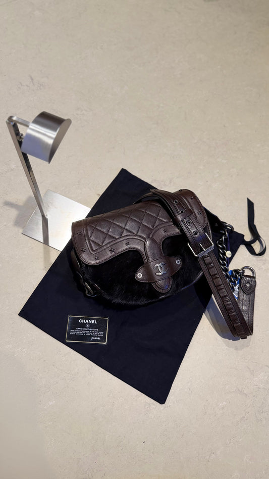 Chanel 2014 Paris Dallas texas saddle | Brown